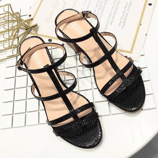 spring tide designer luxury women shoes sandals female summer casual roman high heels 515, Black
spring tide designer luxury women shoes sandals female summer casual roman high heels 515, Black