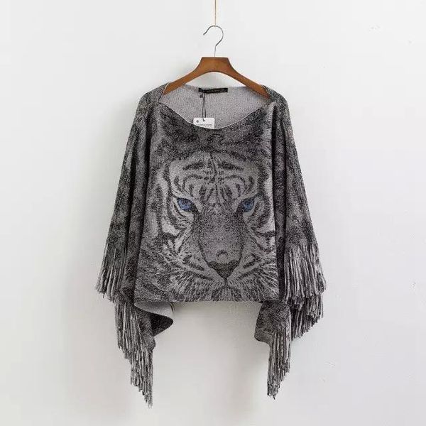 scarves fashion shining tiger pattern poncho winter wool tassels scarf women spain pashmina big ethnic cape sweater thick, Blue;gray
scarves fashion shining tiger pattern poncho winter wool tassels scarf women spain pashmina big ethnic cape sweater thick, Blue;gray