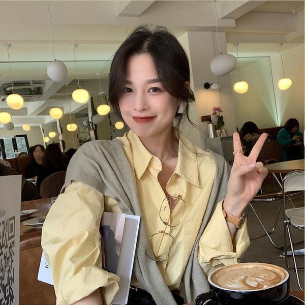 women's jackets pumpkin valley rainbow shirt spring and autumn long sleeve temperament design small majority, Black;brown
women's jackets pumpkin valley rainbow shirt spring and autumn long sleeve temperament design small majority, Black;brown