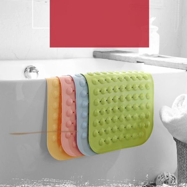 bath mats 48x48cm mat tpr rubber non-slip pvc pad with suction cups (light blue) 
bath mats 48x48cm mat tpr rubber non-slip pvc pad with suction cups (light blue)