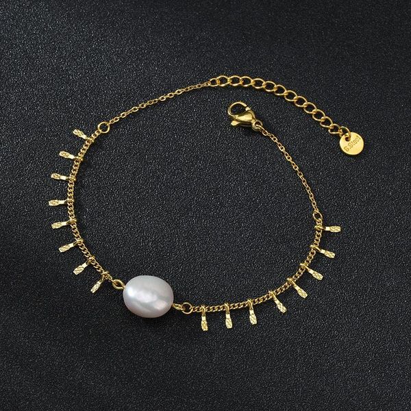 charm bracelets bracelet gold color beads tassel stainless steel for women link chain pearl freshwater jewelry gift, Golden;silver
charm bracelets bracelet gold color beads tassel stainless steel for women link chain pearl freshwater jewelry gift, Golden;silver