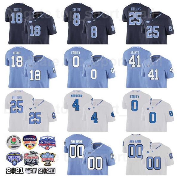 ncaa college north carolina tar heels football 18 bryson nesbit jersey 0 jaqurious conley 7 eugene asante 4 trey morrison 25 javonte william, Black
ncaa college north carolina tar heels football 18 bryson nesbit jersey 0 jaqurious conley 7 eugene asante 4 trey morrison 25 javonte william, Black