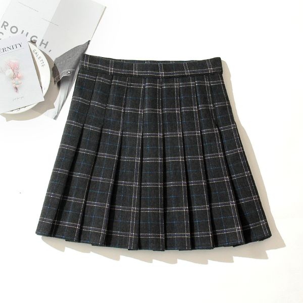 skirt pleated women winter wool short skirts a-line mini jupe femme gray black saia kawaii school skater
skirt pleated women winter wool short skirts a-line mini jupe femme gray black saia kawaii school skater