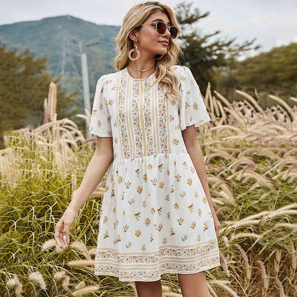 casual dresses jasie summer women mini o-neck short sleeve high waist floral print boho beach dress female vestidos d9zz, Black;gray
casual dresses jasie summer women mini o-neck short sleeve high waist floral print boho beach dress female vestidos d9zz, Black;gray
