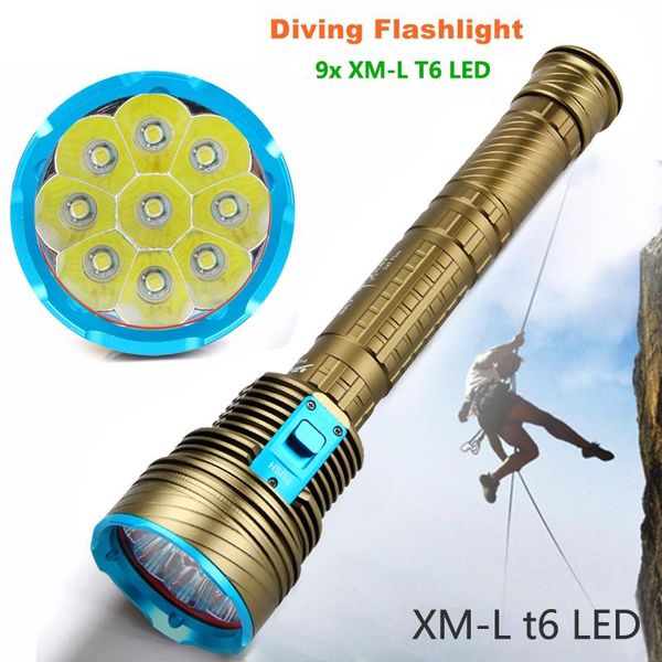 waterproof 100m 5000lm 9xt6 led 3-mode diving torch dive 26650 battery flashlights torches
waterproof 100m 5000lm 9xt6 led 3-mode diving torch dive 26650 battery flashlights torches
