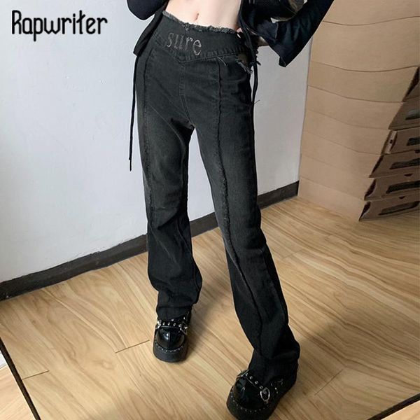 women's jeans rapwriter y2k hollow out v waist denim pants casual black straight trendy fashion capris retro mom streetwear, Blue
women's jeans rapwriter y2k hollow out v waist denim pants casual black straight trendy fashion capris retro mom streetwear, Blue