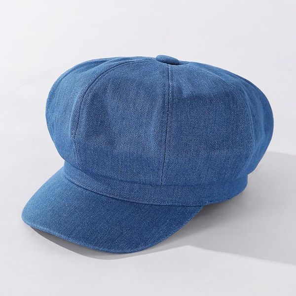 simple denim octagonal hat for both men and women fashion plain sboy star airport show celebrity inspired casquette beanies
simple denim octagonal hat for both men and women fashion plain sboy star airport show celebrity inspired casquette beanies
