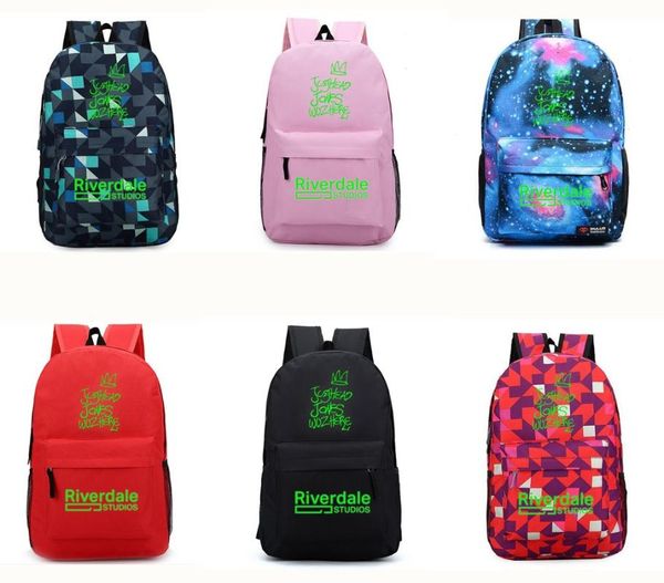 backpack riverdale fashion fluorescent leisure shoulder bag men and women candy colored night light student's schoolbag ravel 
backpack riverdale fashion fluorescent leisure shoulder bag men and women candy colored night light student's schoolbag ravel