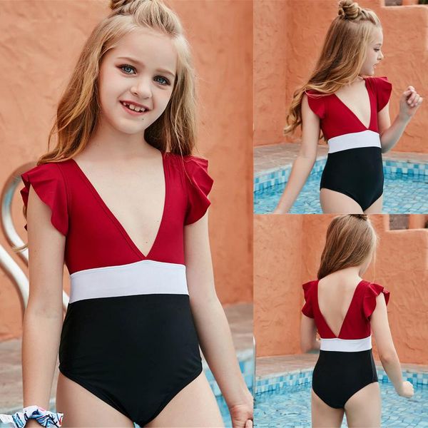 one-pieces v-neck kids swimwear toddler children and teen girls one-piece swimsuit ruffle bathing suits baby summer beach wear 2021 monokin, Black
one-pieces v-neck kids swimwear toddler children and teen girls one-piece swimsuit ruffle bathing suits baby summer beach wear 2021 monokin, Black