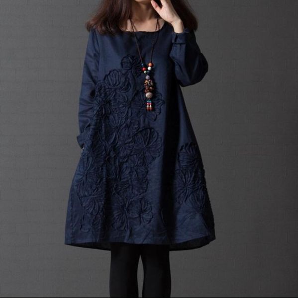 casual dresses autumn cotton linen dress women loose plus size soild shirt long ol sundress sarafans vestido robe, Black;gray
casual dresses autumn cotton linen dress women loose plus size soild shirt long ol sundress sarafans vestido robe, Black;gray