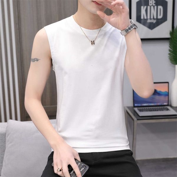 men's t-shirts spring and summer solid color sleeveless vest korean leisure sports cantilevered t-shirt 1ttm, White;black
men's t-shirts spring and summer solid color sleeveless vest korean leisure sports cantilevered t-shirt 1ttm, White;black