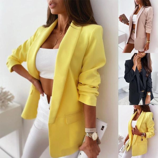 women's suits & blazers women winter clothes fall jacket for mama office lady white blazer ladies plus size clothing 2021 fashion, White;black
women's suits & blazers women winter clothes fall jacket for mama office lady white blazer ladies plus size clothing 2021 fashion, White;black