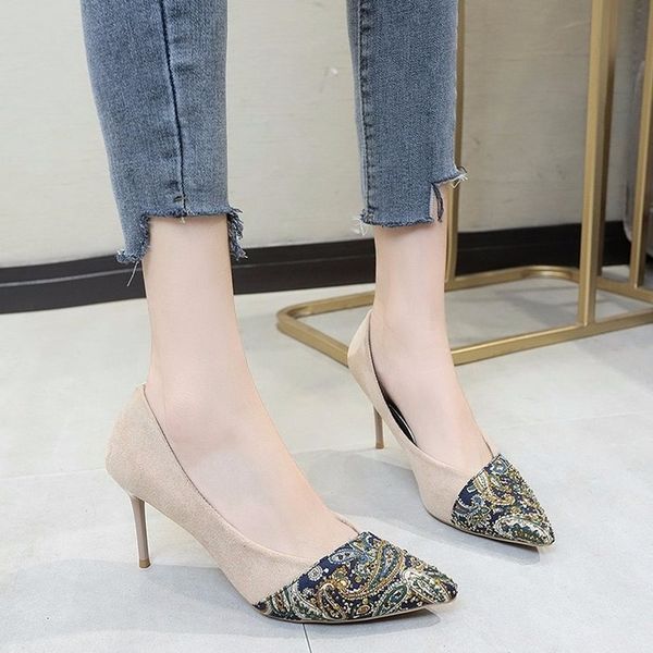 2021 women shoes woman bling shine ladies shoes pumps pointed toe thin high heels slip n shallow office work shoes a3t68, Black
2021 women shoes woman bling shine ladies shoes pumps pointed toe thin high heels slip n shallow office work shoes a3t68, Black