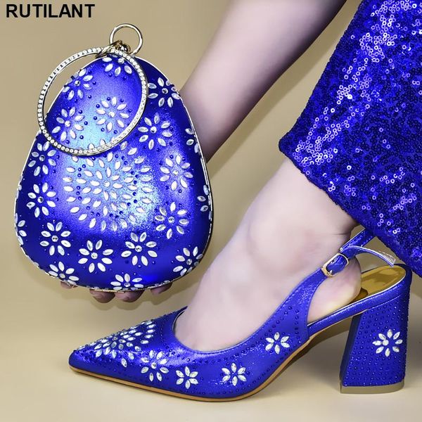 matching shoes and bag set in heels italian with bags decoratded rhinestone plus size women heel dress, Black
matching shoes and bag set in heels italian with bags decoratded rhinestone plus size women heel dress, Black