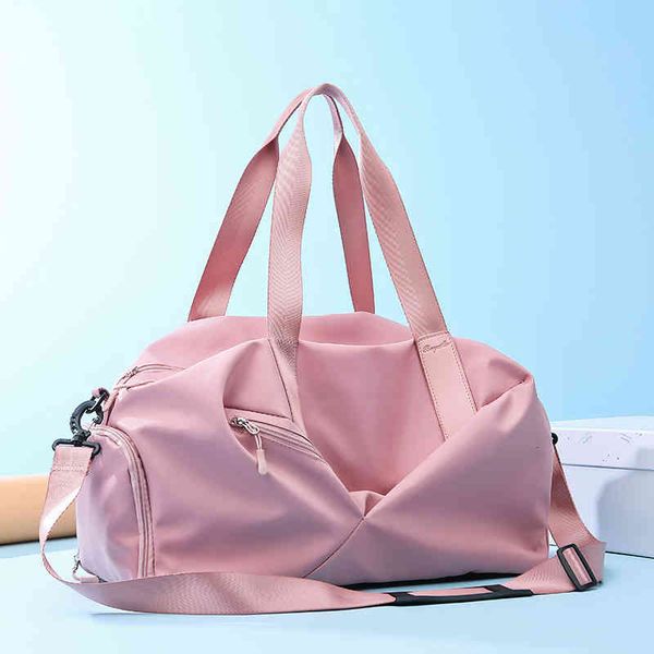 fitness bag women's one shoulder yoga bag tide short distance travel light sports portable training dry wet separation swimming, Blue;pink
fitness bag women's one shoulder yoga bag tide short distance travel light sports portable training dry wet separation swimming, Blue;pink