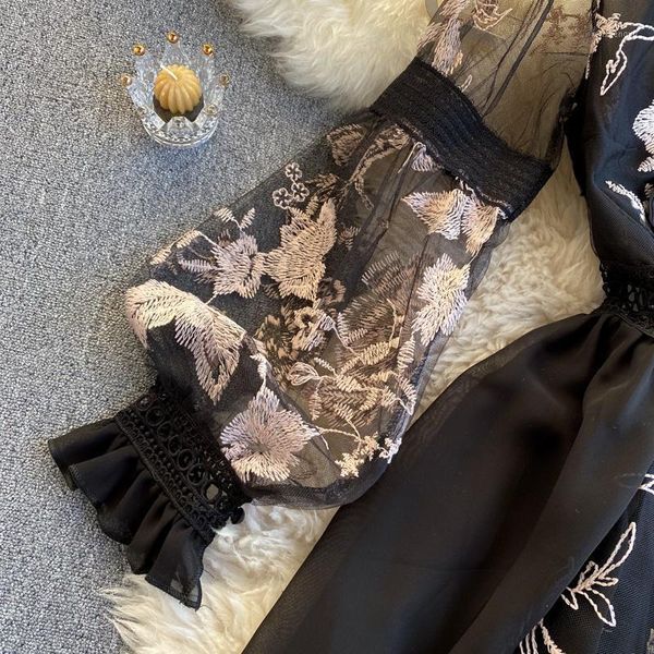casual dresses elegant party dress women n design long sleeve a-line spring mesh embroidery flower, Black;gray
casual dresses elegant party dress women n design long sleeve a-line spring mesh embroidery flower, Black;gray