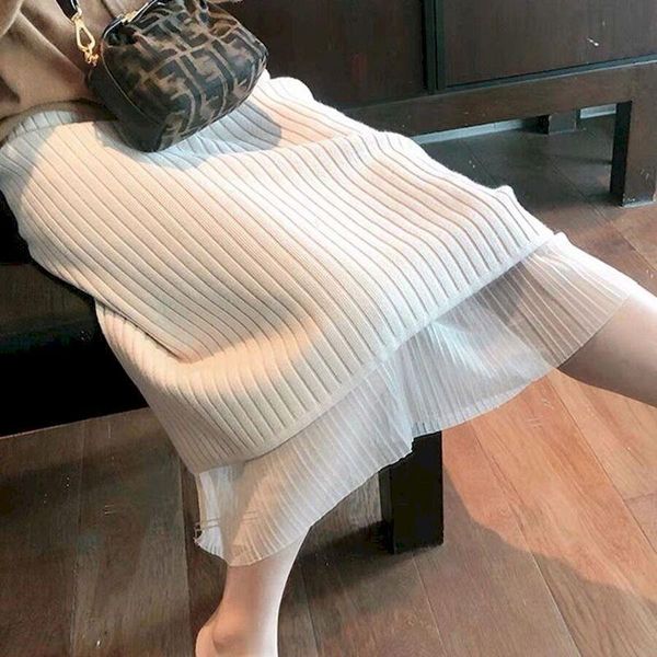 ins pleated knitted lace skirt women autumn winter multipurpose mid-length contour hip wear both sides skirts, Black
ins pleated knitted lace skirt women autumn winter multipurpose mid-length contour hip wear both sides skirts, Black