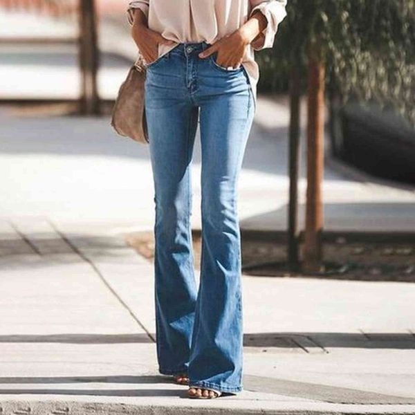 high waisted flare jeans women's casual wide leg grinding white denim pants streetwear mid wash for femmal 211129, Blue
high waisted flare jeans women's casual wide leg grinding white denim pants streetwear mid wash for femmal 211129, Blue