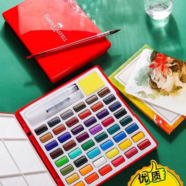 gift sets 24/36/48 color solid watercolor paint set basic neon glitter pigments for drawing art supplies
gift sets 24/36/48 color solid watercolor paint set basic neon glitter pigments for drawing art supplies