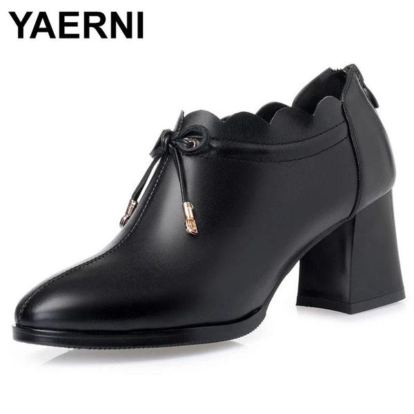 dress shoes yaerni women high heel 2021 autumn genuine leather square head fashion, Black
dress shoes yaerni women high heel 2021 autumn genuine leather square head fashion, Black
