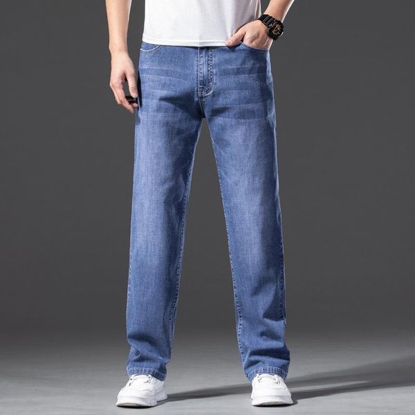 spring jeans men clothing classic style straight stretch comfortable denim trousers male brand blue men's pants large size
spring jeans men clothing classic style straight stretch comfortable denim trousers male brand blue men's pants large size