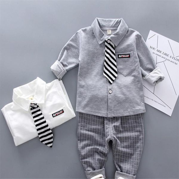 infant gentleman tie shirt pants 2pcs set autumn childrens boys clothes tracksuits cotton kids outfit clothing casual suit, White
infant gentleman tie shirt pants 2pcs set autumn childrens boys clothes tracksuits cotton kids outfit clothing casual suit, White