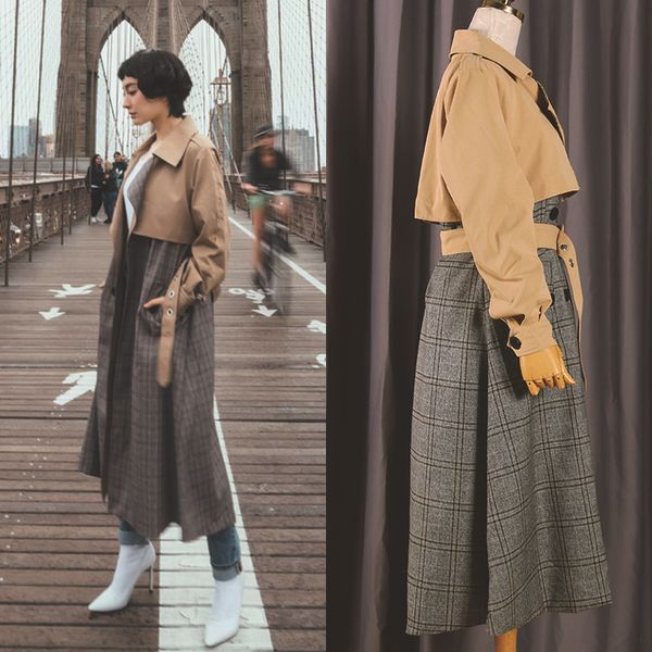 women's trench coats comfortable female fashion long jacket arrival of or outerwear style heavy outdoor holiday blazers, Tan;black
women's trench coats comfortable female fashion long jacket arrival of or outerwear style heavy outdoor holiday blazers, Tan;black