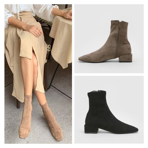 boots and winter 2021 children's thick heel side short in autumn zipper square head show thin korean, Black
boots and winter 2021 children's thick heel side short in autumn zipper square head show thin korean, Black