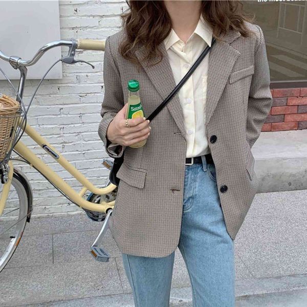women's suits & blazers hzirip retro houndstooth plus size elegant high street autumn chic plaid gentle lady slim loose women coats c0z, White;black
women's suits & blazers hzirip retro houndstooth plus size elegant high street autumn chic plaid gentle lady slim loose women coats c0z, White;black