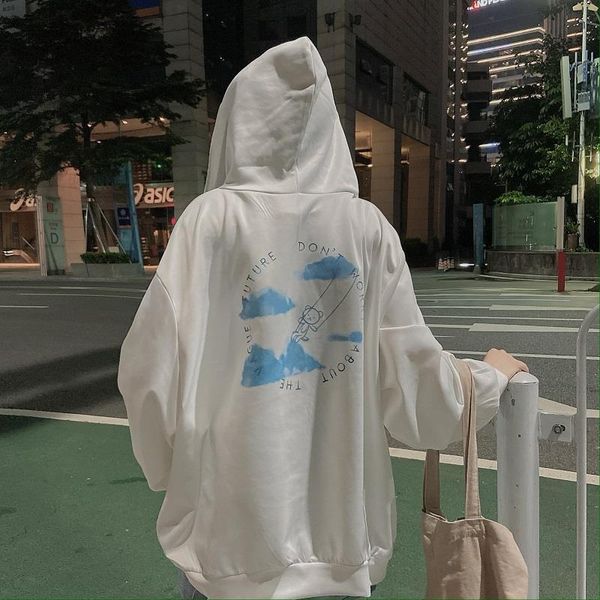 women's jackets spring zipper drawstring hooded women baggy students print korean style leisure long basic jacket coats harajuku outwea, Black;brown
women's jackets spring zipper drawstring hooded women baggy students print korean style leisure long basic jacket coats harajuku outwea, Black;brown