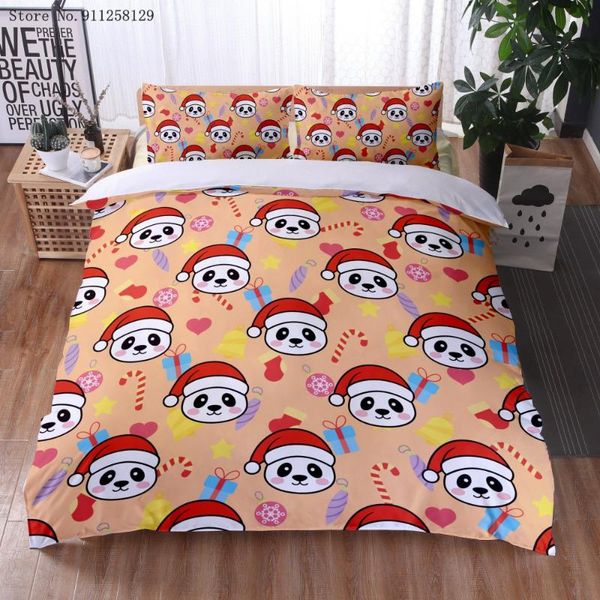 bedding sets 2/3 pieces set 3d print cartoon panda duvet cover merry christmas bed quilt festival gift kids
bedding sets 2/3 pieces set 3d print cartoon panda duvet cover merry christmas bed quilt festival gift kids