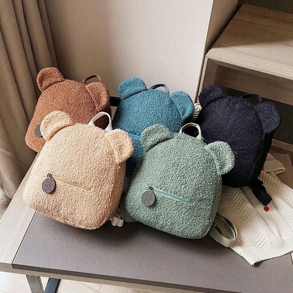 backpack hylhexyr cute plush bear rucksack solid color kid mini cartoon book bags fashion student schoolbag for school office
backpack hylhexyr cute plush bear rucksack solid color kid mini cartoon book bags fashion student schoolbag for school office