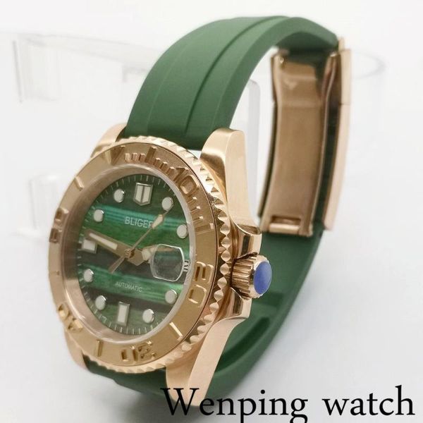 wristwatches 40mm rose gold automatic men sapphire glass watch nh35a movement rainbow dial date magnifier rubber strap screwdown crown, Slivery;brown
wristwatches 40mm rose gold automatic men sapphire glass watch nh35a movement rainbow dial date magnifier rubber strap screwdown crown, Slivery;brown