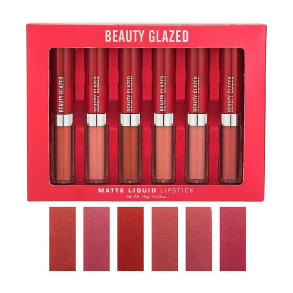 6pcs lip glaze set liquid lipstick matte gloss color lightweight makeup cosmetic lips tint long waterproof last d0t9
6pcs lip glaze set liquid lipstick matte gloss color lightweight makeup cosmetic lips tint long waterproof last d0t9