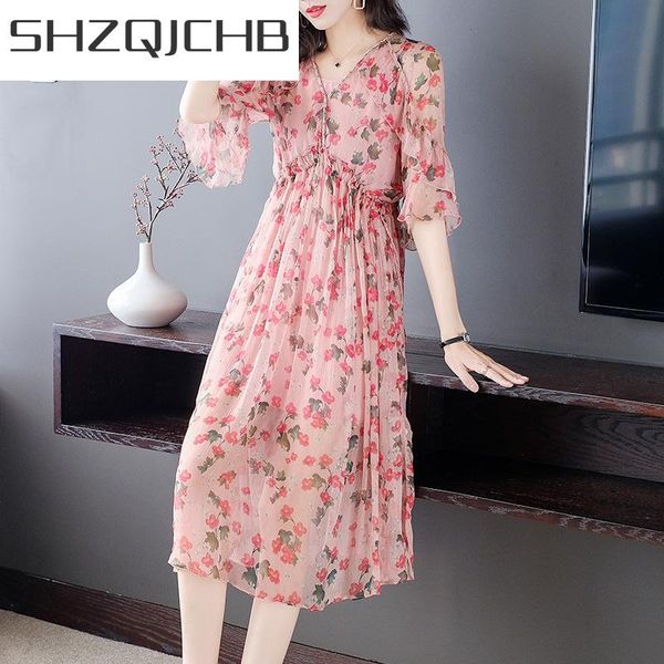 casual dresses shzq 2021 summer spring real silk dress women vintage floral beach boho long elegant pink party vestidos 8976, Black;gray
casual dresses shzq 2021 summer spring real silk dress women vintage floral beach boho long elegant pink party vestidos 8976, Black;gray