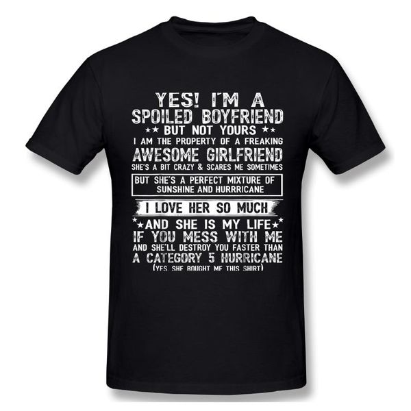 yes i'm a spoiled boyfriend but not yours freaking gifts tshirt man t shirt woman men's t-shirts, White;black
yes i'm a spoiled boyfriend but not yours freaking gifts tshirt man t shirt woman men's t-shirts, White;black