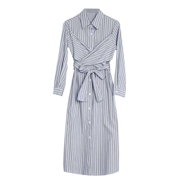 gray white pink striped turn down collar shirt dress full sleeve long knee length winter autumn elegant d0756 210514, Black;gray
gray white pink striped turn down collar shirt dress full sleeve long knee length winter autumn elegant d0756 210514, Black;gray