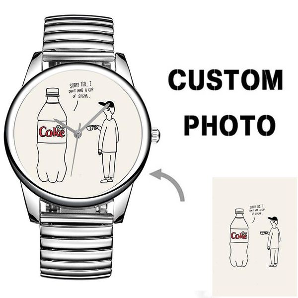 wristwatches b-8200 stainless steel personalized po watches female women custom bracelet design men watch, Slivery;brown
wristwatches b-8200 stainless steel personalized po watches female women custom bracelet design men watch, Slivery;brown