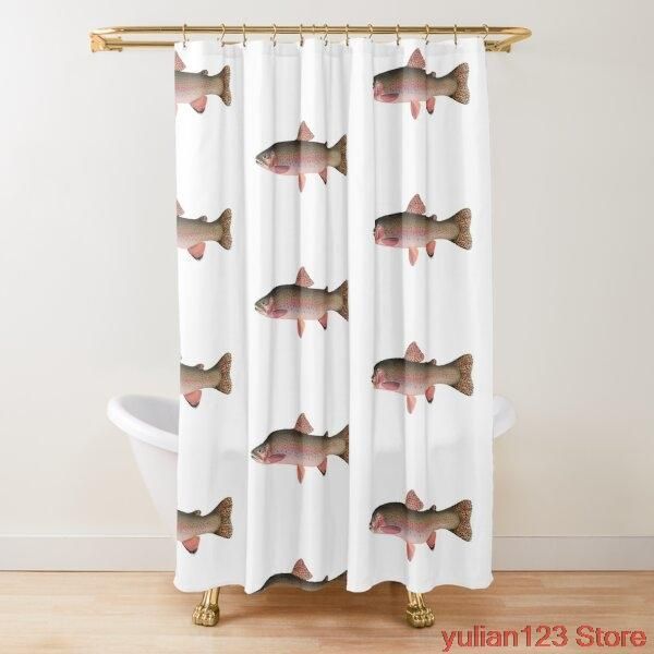 rainbow trout digital drawing shower curtain for bathroom - waterproof with 12 hooks curtains
rainbow trout digital drawing shower curtain for bathroom - waterproof with 12 hooks curtains