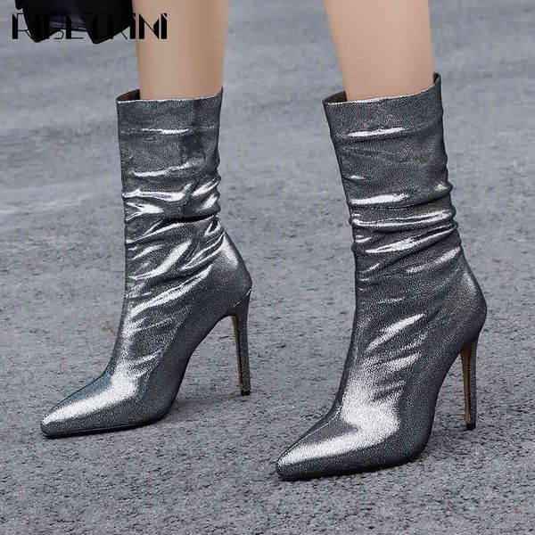 boots ladies fashion pointed toe pleated shoes woman thin high heels ankle party ins boots women, Black
boots ladies fashion pointed toe pleated shoes woman thin high heels ankle party ins boots women, Black