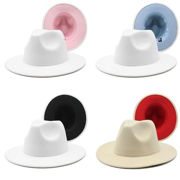 wide brim hats mens women fedora jazz panama caps ladies cap patchwork hat girls trilby chapeau fashion spring autumn, Blue;gray
wide brim hats mens women fedora jazz panama caps ladies cap patchwork hat girls trilby chapeau fashion spring autumn, Blue;gray