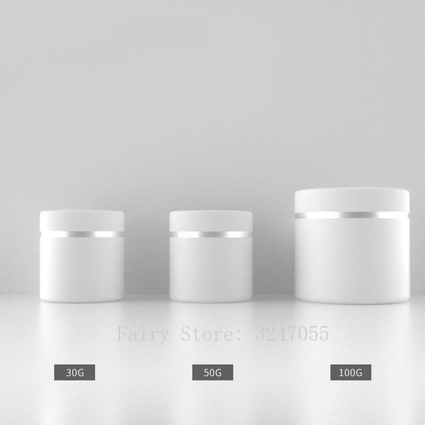 storage bottles & jars 30g50g100g 20pcs cosmetic empty pp double layer frosted cream jar,diy white refillable pot,portable container shell p
storage bottles & jars 30g50g100g 20pcs cosmetic empty pp double layer frosted cream jar,diy white refillable pot,portable container shell p