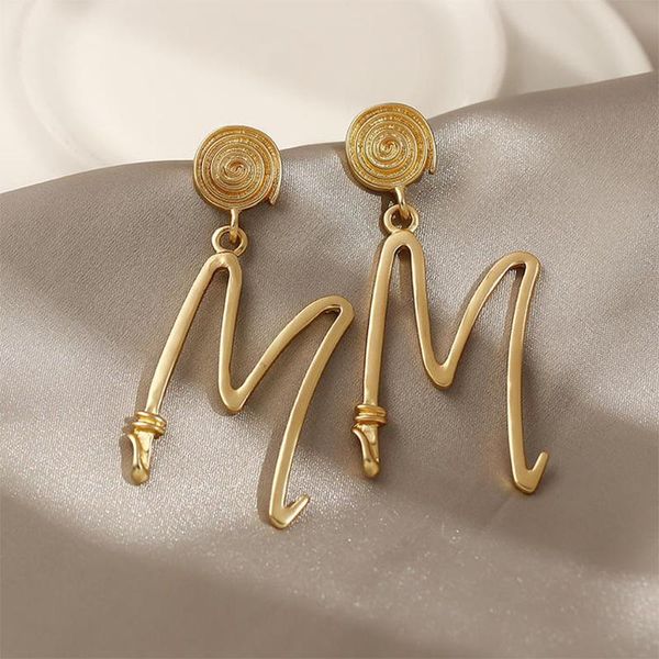 dangle & chandelier korea 2021 luxury the letter m pendant earrings for women fashion exquisite flower party jewelry gifts, Silver
dangle & chandelier korea 2021 luxury the letter m pendant earrings for women fashion exquisite flower party jewelry gifts, Silver