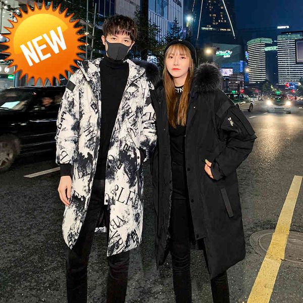 2021 mid-length men's couple down jacket korean slim thick camouflage student youth winter wear, Black
2021 mid-length men's couple down jacket korean slim thick camouflage student youth winter wear, Black