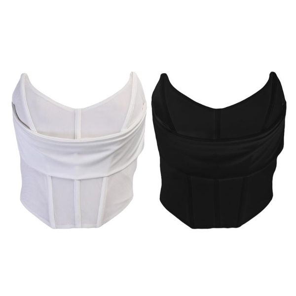 belts simple style overbust corset women bustier lingerie fashion crop strapless, Black;brown
belts simple style overbust corset women bustier lingerie fashion crop strapless, Black;brown