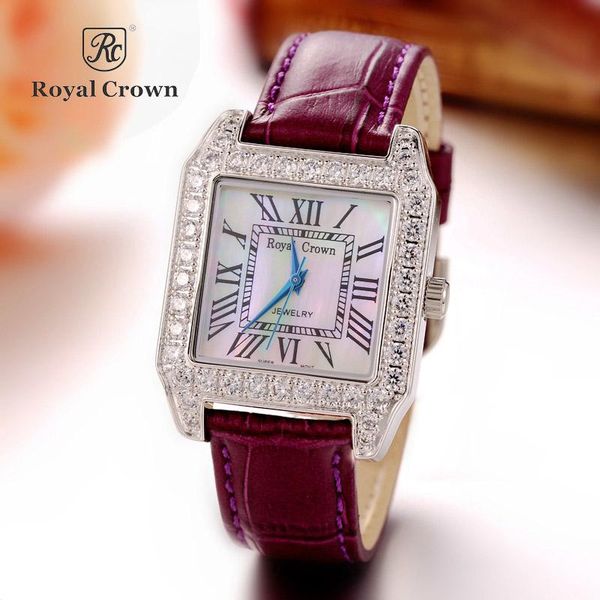 wristwatches royal crown luxury jewelry lady women's watch fashion crystal hours dress leather bracelet rhinestone girl birthday gift b, Slivery;brown
wristwatches royal crown luxury jewelry lady women's watch fashion crystal hours dress leather bracelet rhinestone girl birthday gift b, Slivery;brown