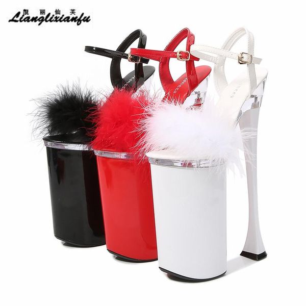 summer 2021 sweet cute fur sandals stripers stiletto buckle shoes woman 26cm ultra high thin heels pumps platform zapatos mujer dress, Black
summer 2021 sweet cute fur sandals stripers stiletto buckle shoes woman 26cm ultra high thin heels pumps platform zapatos mujer dress, Black