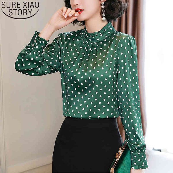 autumn shirts long sleeve polka dot blouses casual stand collar women fashion blusas 10589 210417, White
autumn shirts long sleeve polka dot blouses casual stand collar women fashion blusas 10589 210417, White