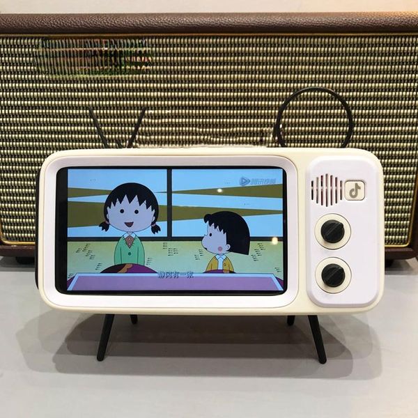 cell phone mounts & holders retro tv mobile holder stand for 4.7-6.5 inch smartphone bracket wireless 3d stereo speaker music play
cell phone mounts & holders retro tv mobile holder stand for 4.7-6.5 inch smartphone bracket wireless 3d stereo speaker music play
