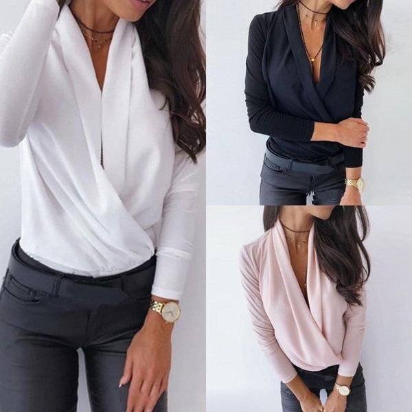 women office lady blouses fashion long sleeve v-neck 2021 autumn plus size shirt streetwear white korean blouse women's t-shirt
women office lady blouses fashion long sleeve v-neck 2021 autumn plus size shirt streetwear white korean blouse women's t-shirt